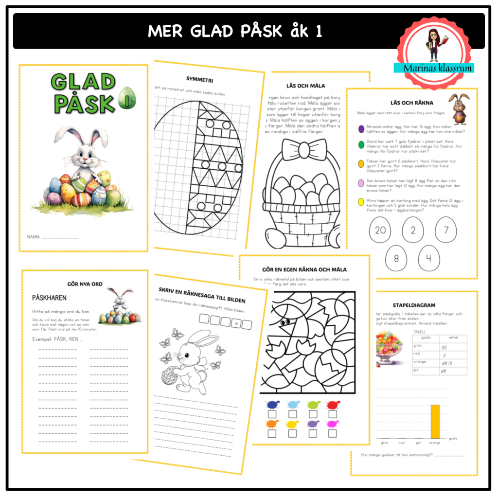 Mer Glad påsk åk 1