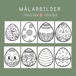 Målarbilder Påskägg - bild 1
