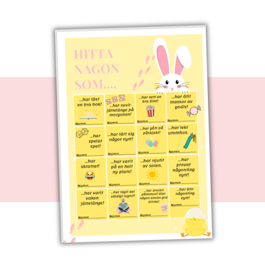 Påsk: Hitta någon som…