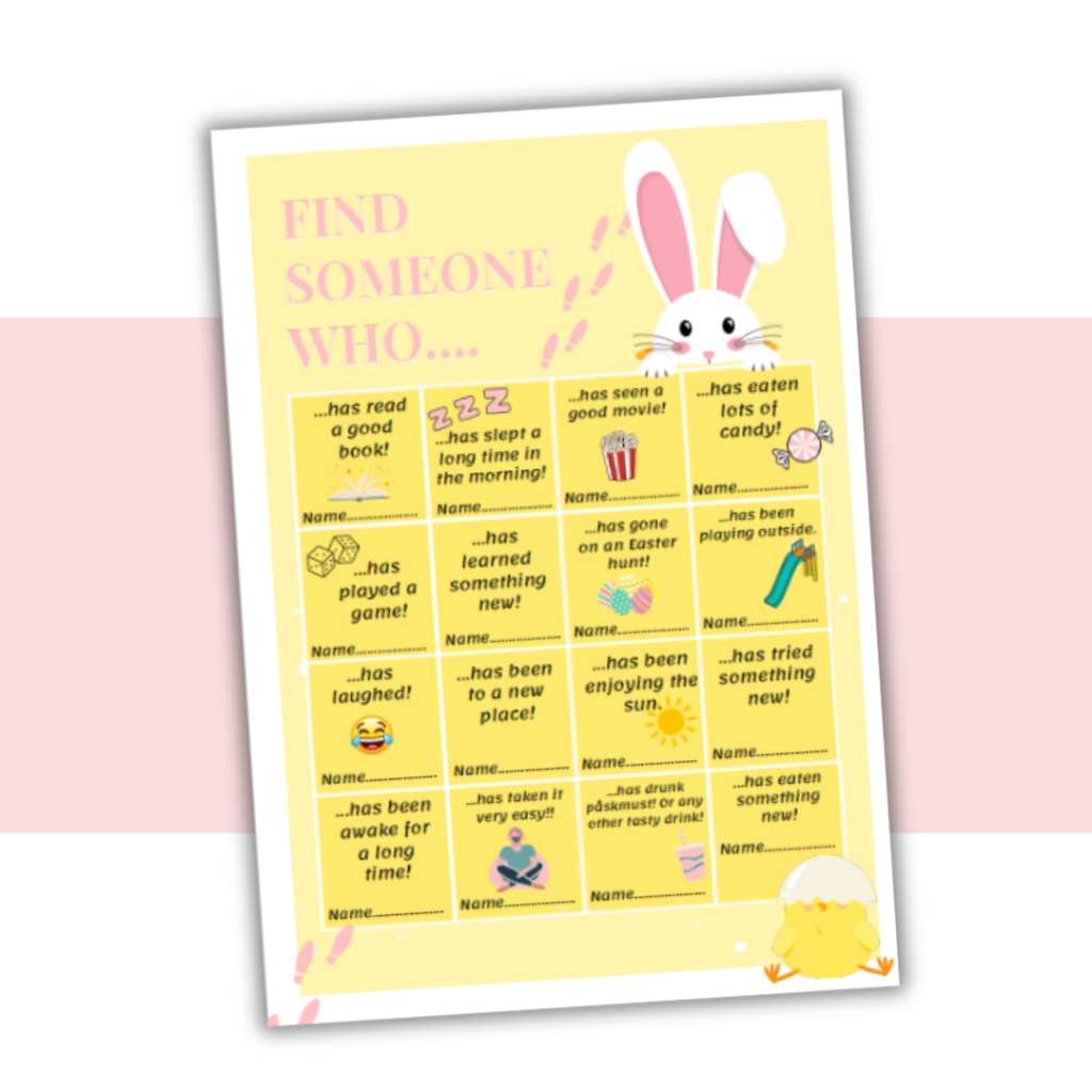 Påsk: Find someone who…