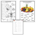 Ordbank. Frukt och bär - bild 1