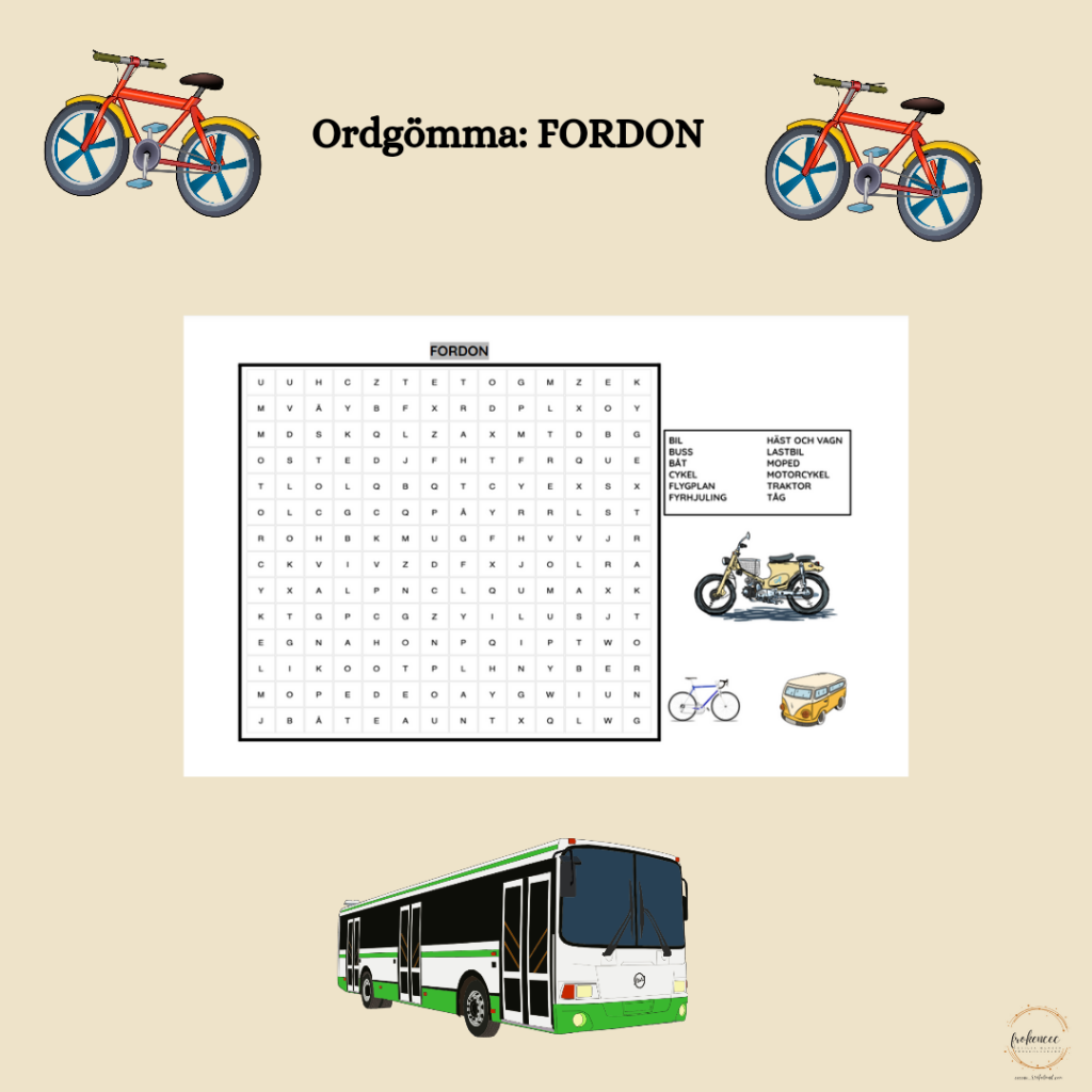 Ordgömma: FORDON