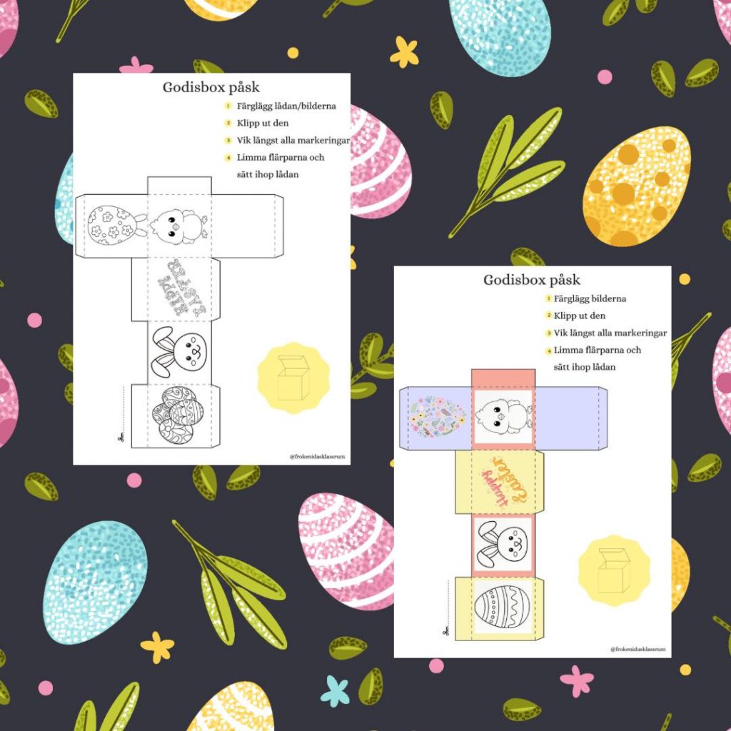 Godis/presentbox påsk