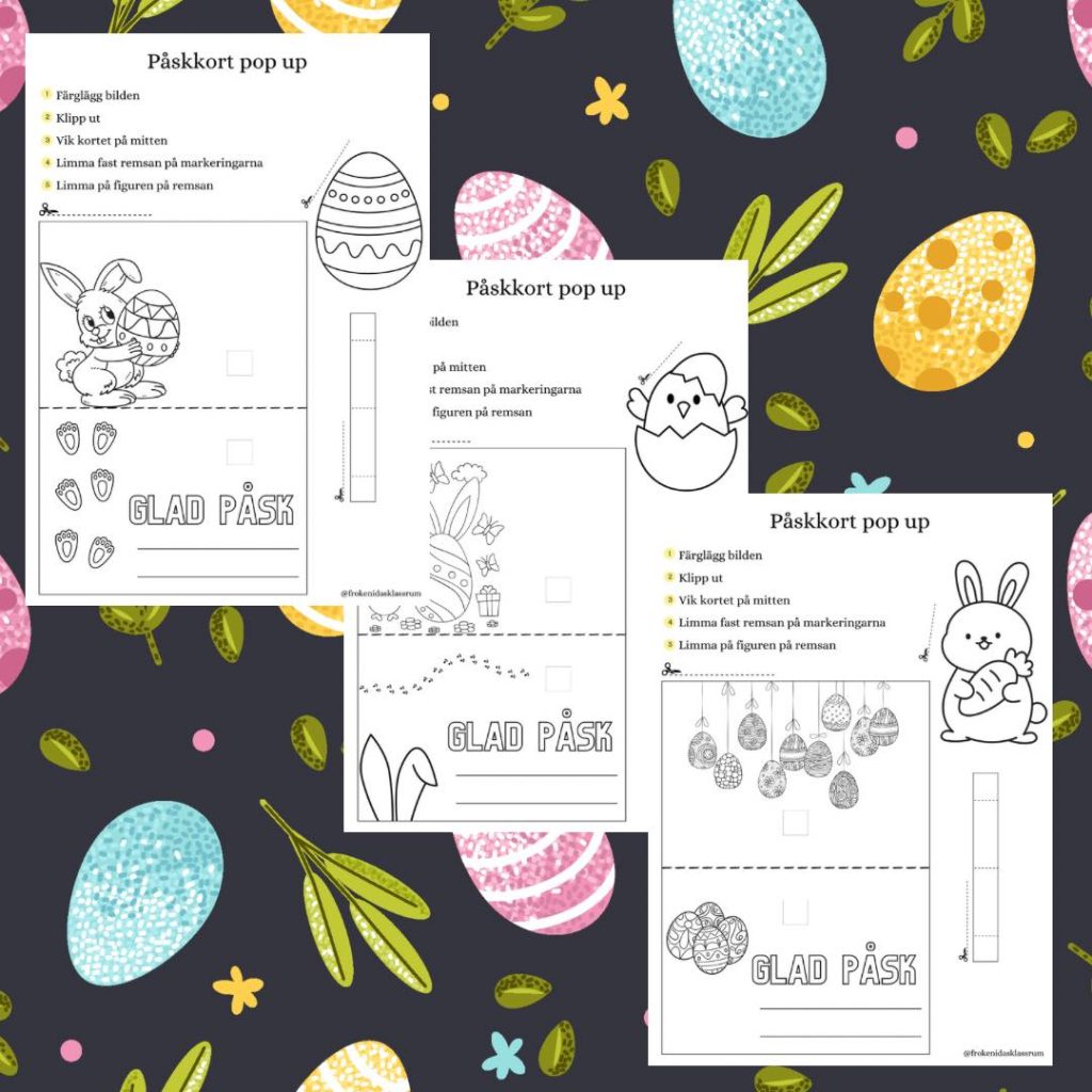 Popup-kort påsk