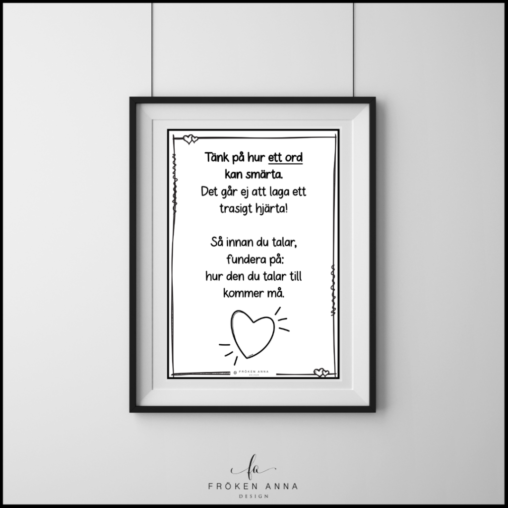 Budskapsposter: Trasigt hjärta