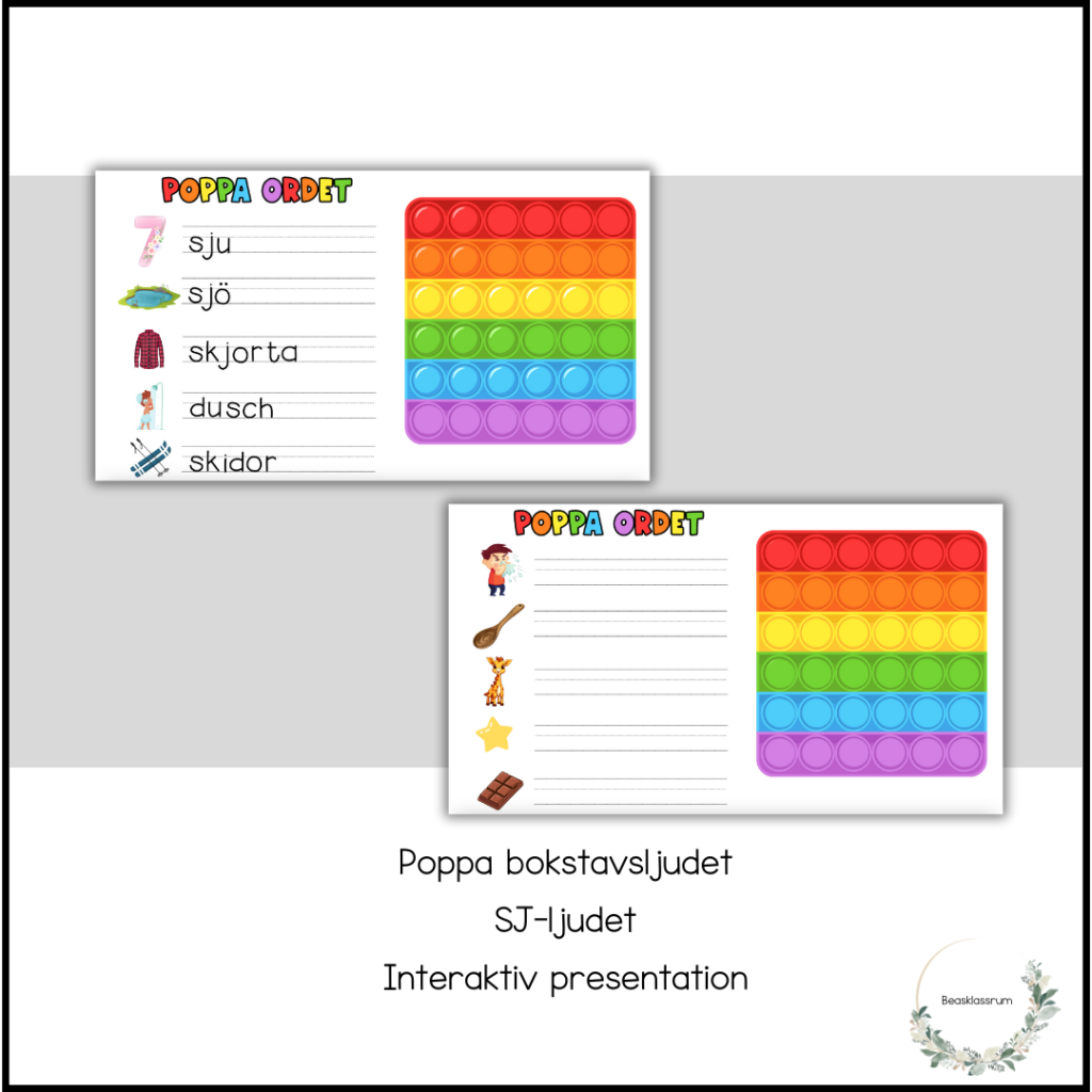Poppa bokstavsljudet – SJ