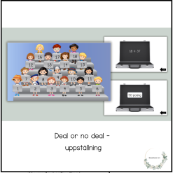 Deal or no deal - uppställningar