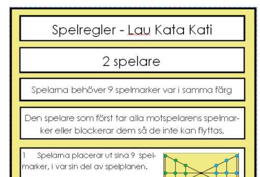 Strategispel - Lau Kata Kati