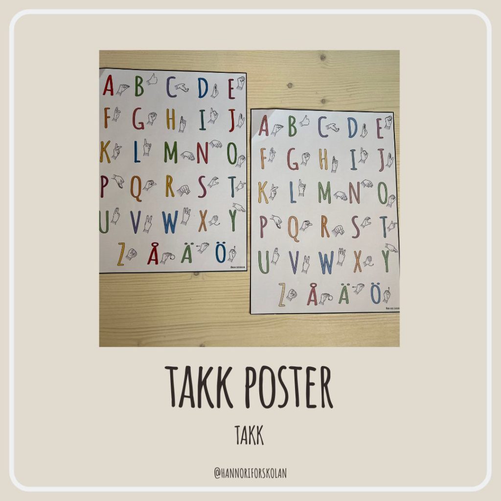 TAKK ABC poster