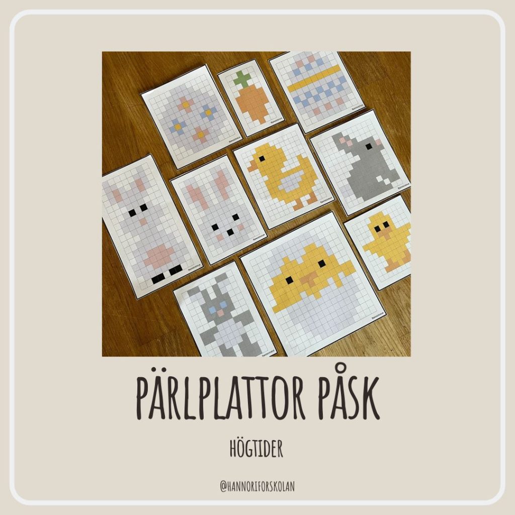Pärlplattor påsk