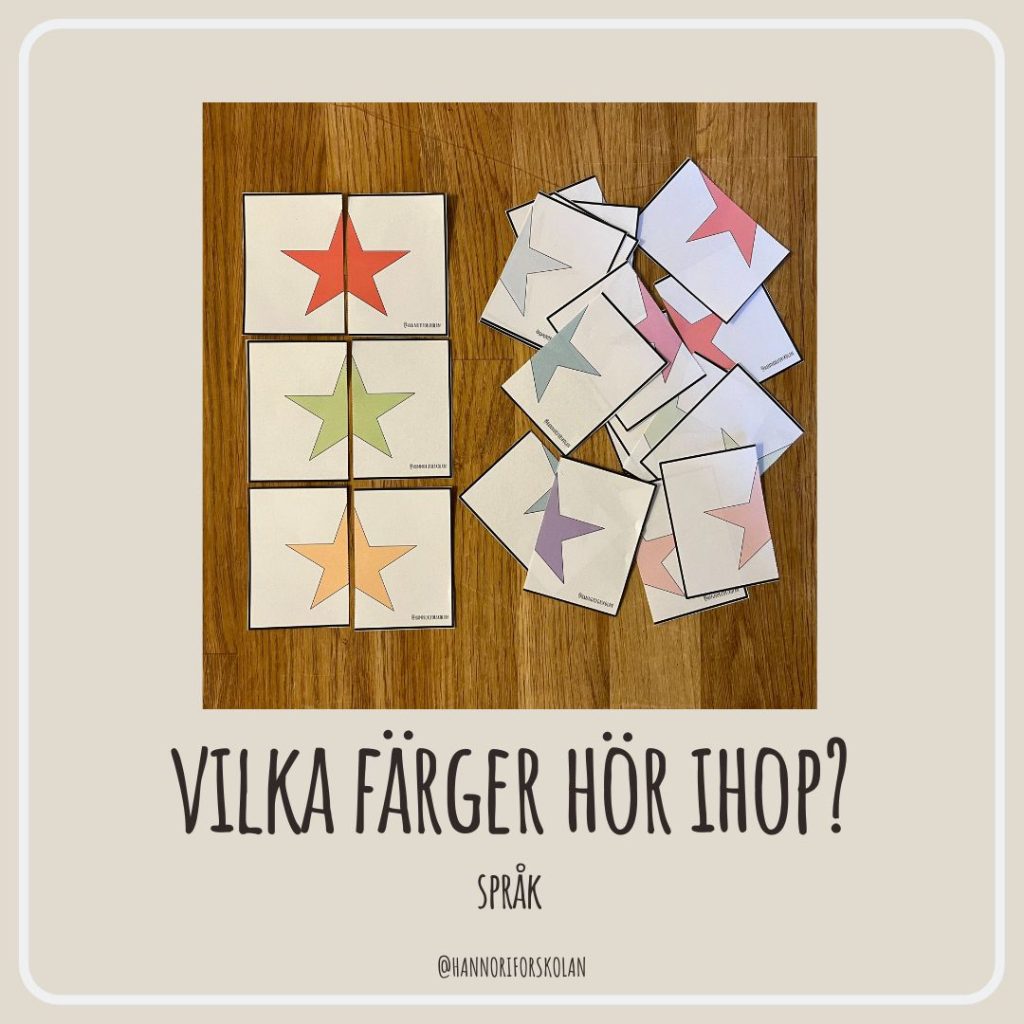 Vilka färger hör ihop?