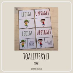 Toalettskylt