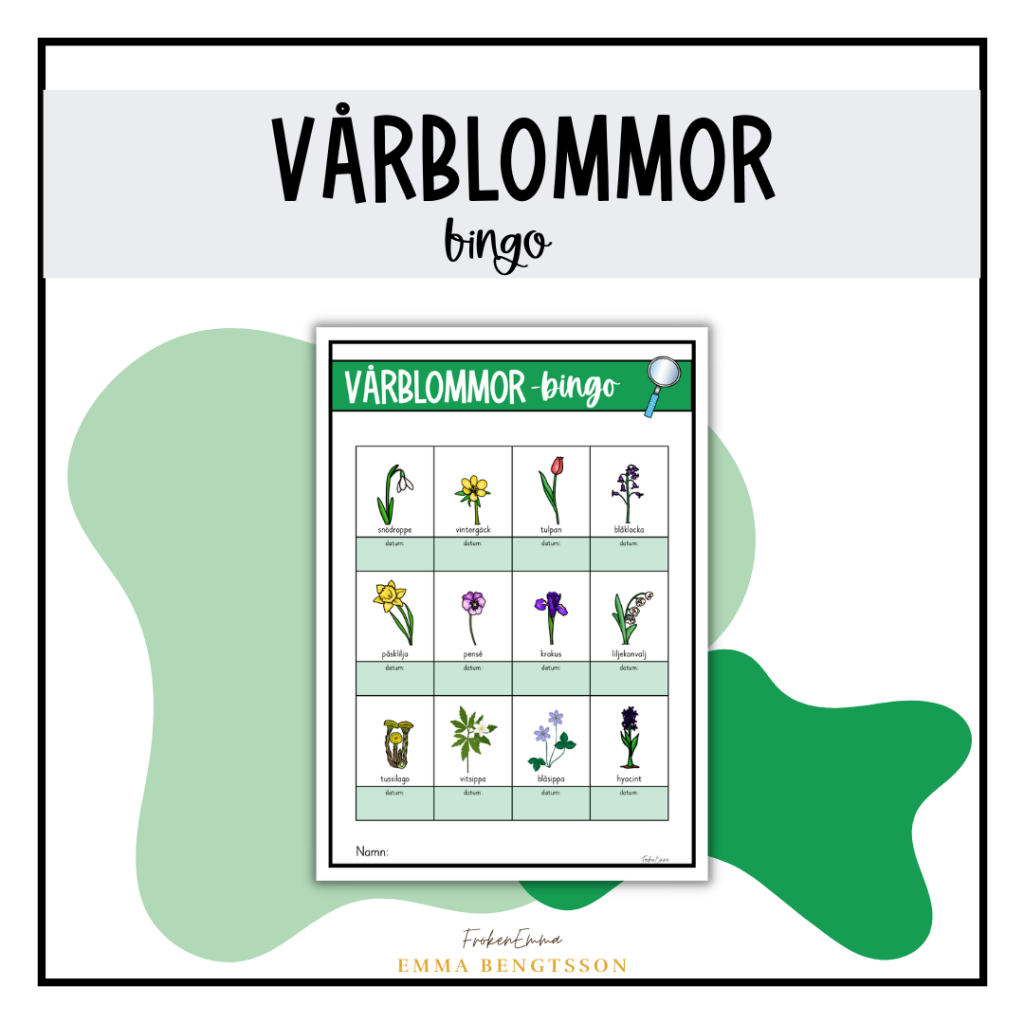 Vårblommor: bingo
