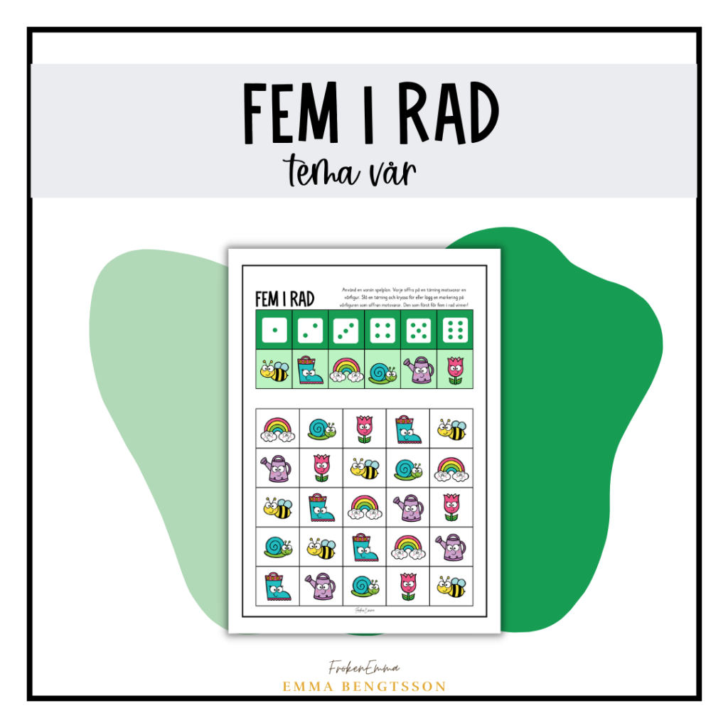 Fem i rad: tema vår