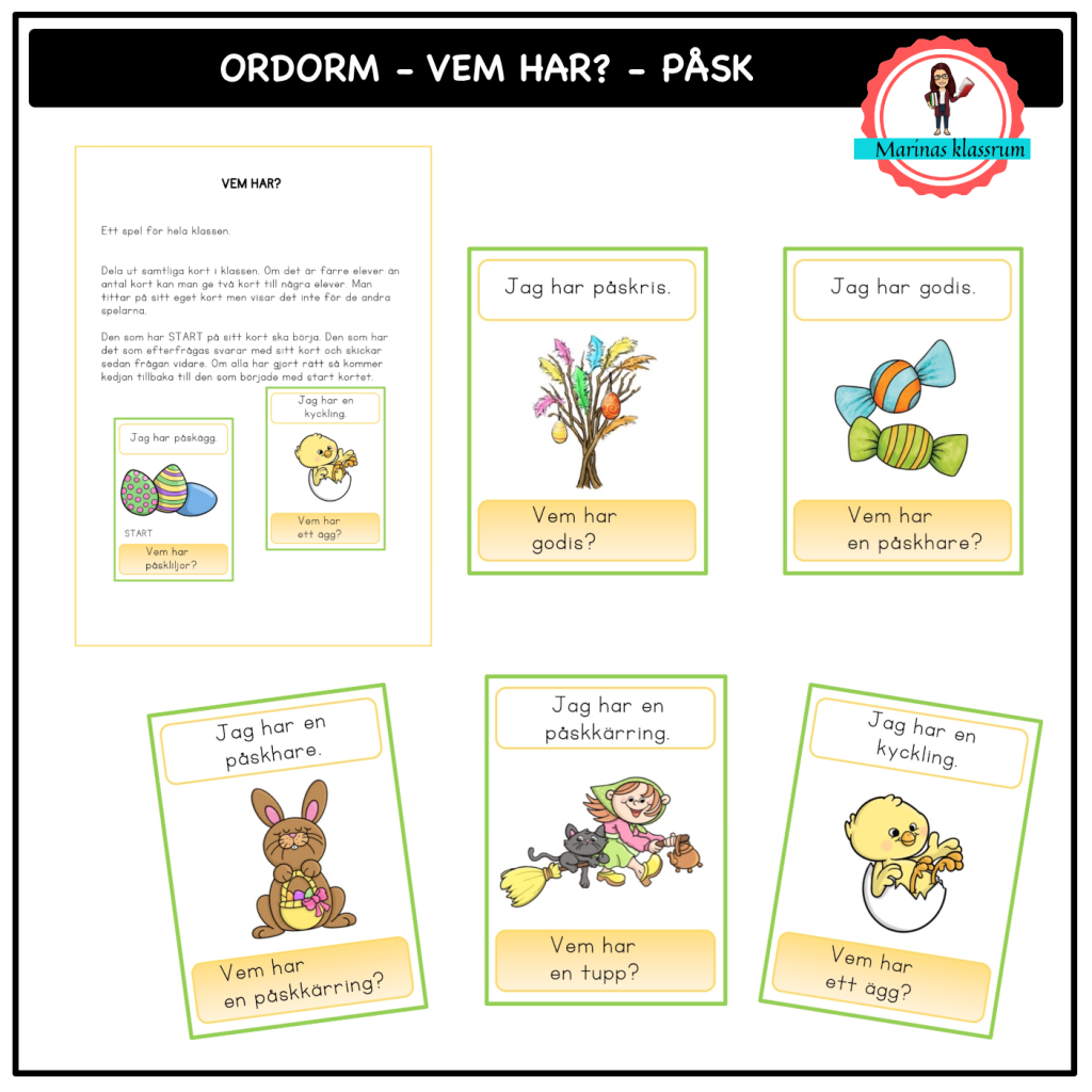 Ordorm – Vem har? – påsken