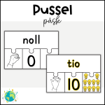 Påskpussel – Siffror och tecken - bild 1