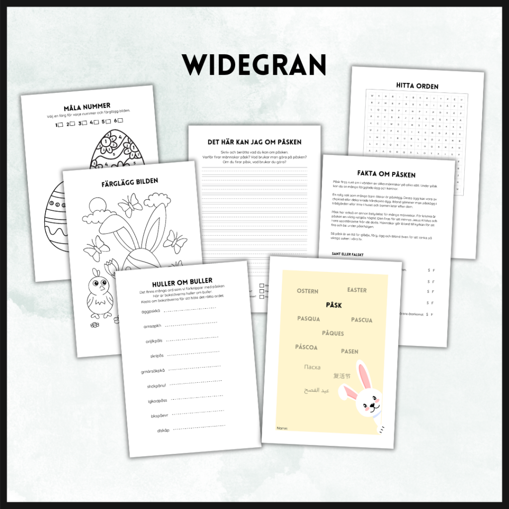 Påsk – arbetshäfte