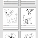 Vad heter djurens barn? Målarbilder. - bild 2