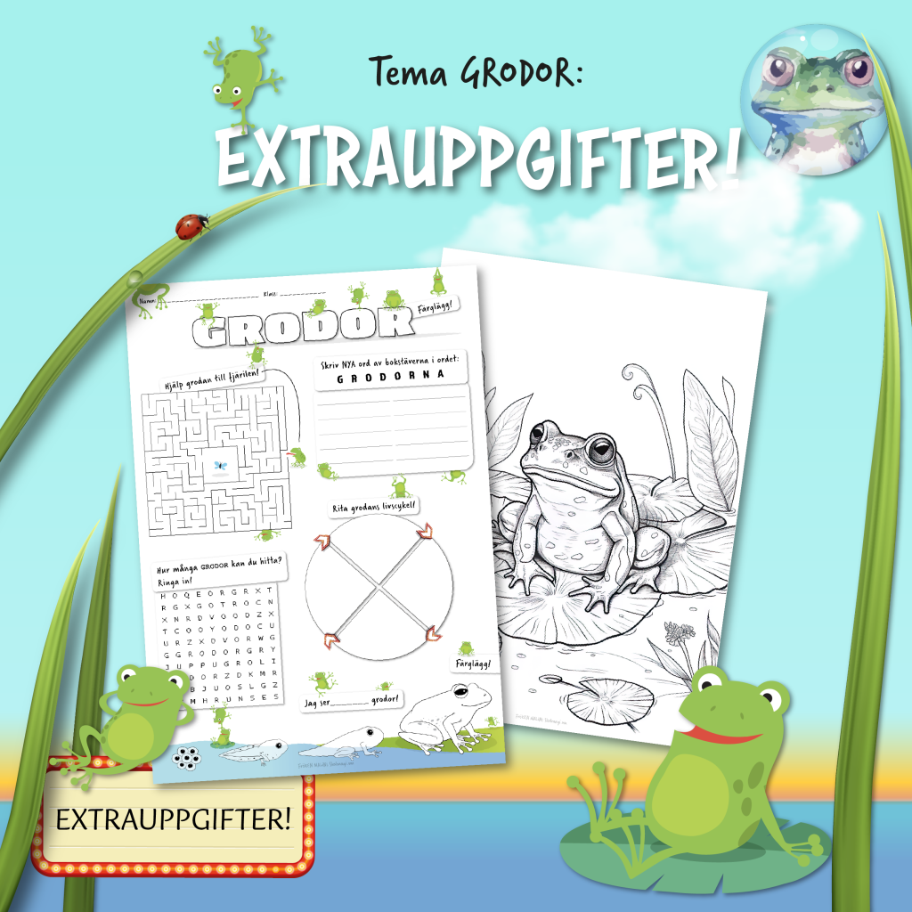 Extrauppgifter – GRODOR!