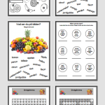 Ordbank. Frukt och bär - bild 2