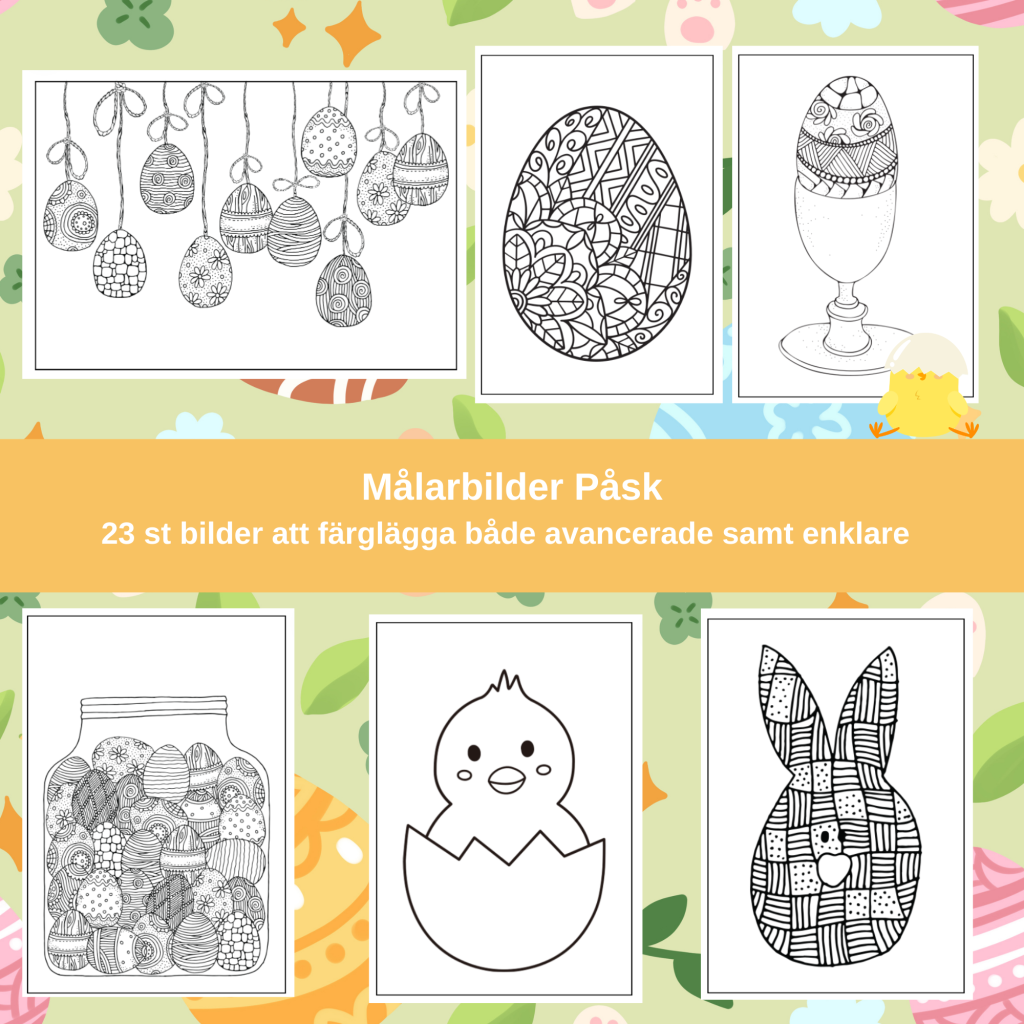 Målarbilder påsk