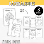 Påskharens pyssel- 8 dagar med pyssel och kluringar (extra enkel) - bild 1