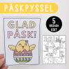 Påskkort (vikbara)- 5 olika motiv