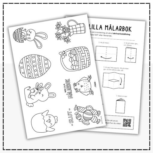 Min lilla målarbok- påsk