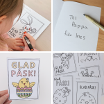 Påskkort (vikbara)- 5 olika motiv - bild 3