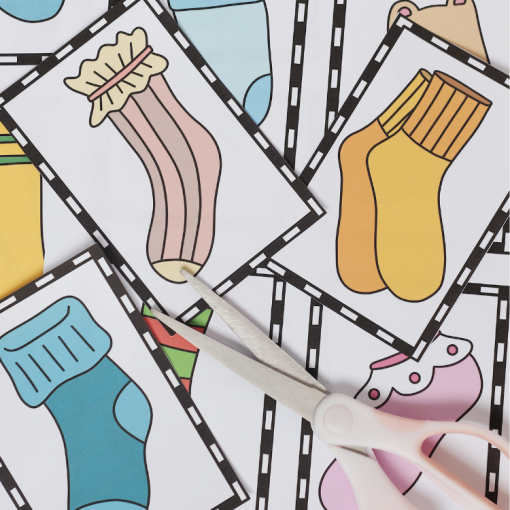 Pysselpaket- rocka sockorna