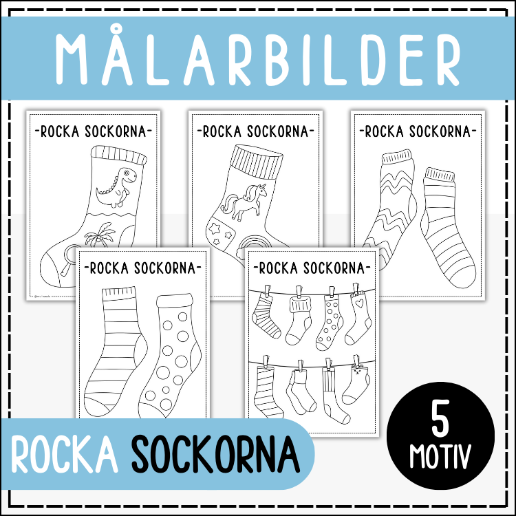 Rocka sockorna- målarbilder