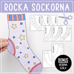 Pyssel- rocka sockorna - bild 1