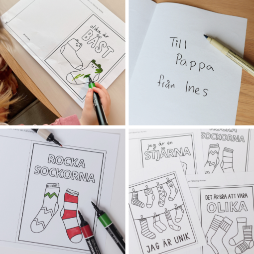 Pysselpaket- rocka sockorna