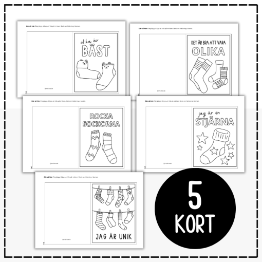 Pysselpaket- rocka sockorna