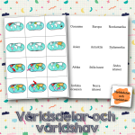 Världsdelar och världshav - bild 1