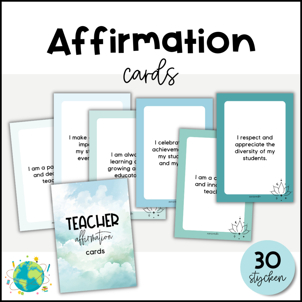 Teacher Affirmation Cards