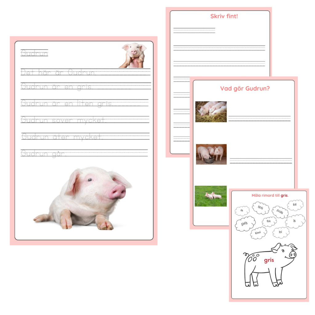 Jag läser och skriver 4