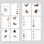 Vilda djur i Sverige. Läs-och skrivträning - bild 1