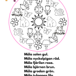 Läsmandala våren - bild 1