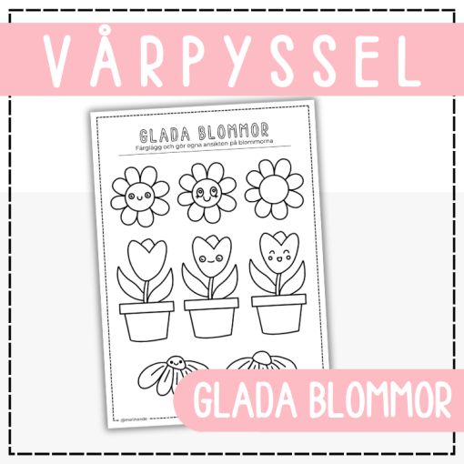 Vårpyssel- glada blommor
