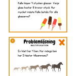 Problemlösning multiplikation (tabeller 2-10). - bild 2