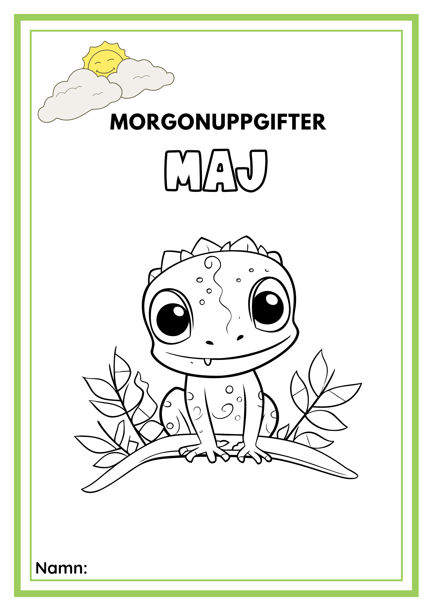 Morgonuppgifter maj (åk 2-3)