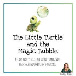 The little Turtle and the magic bubble
