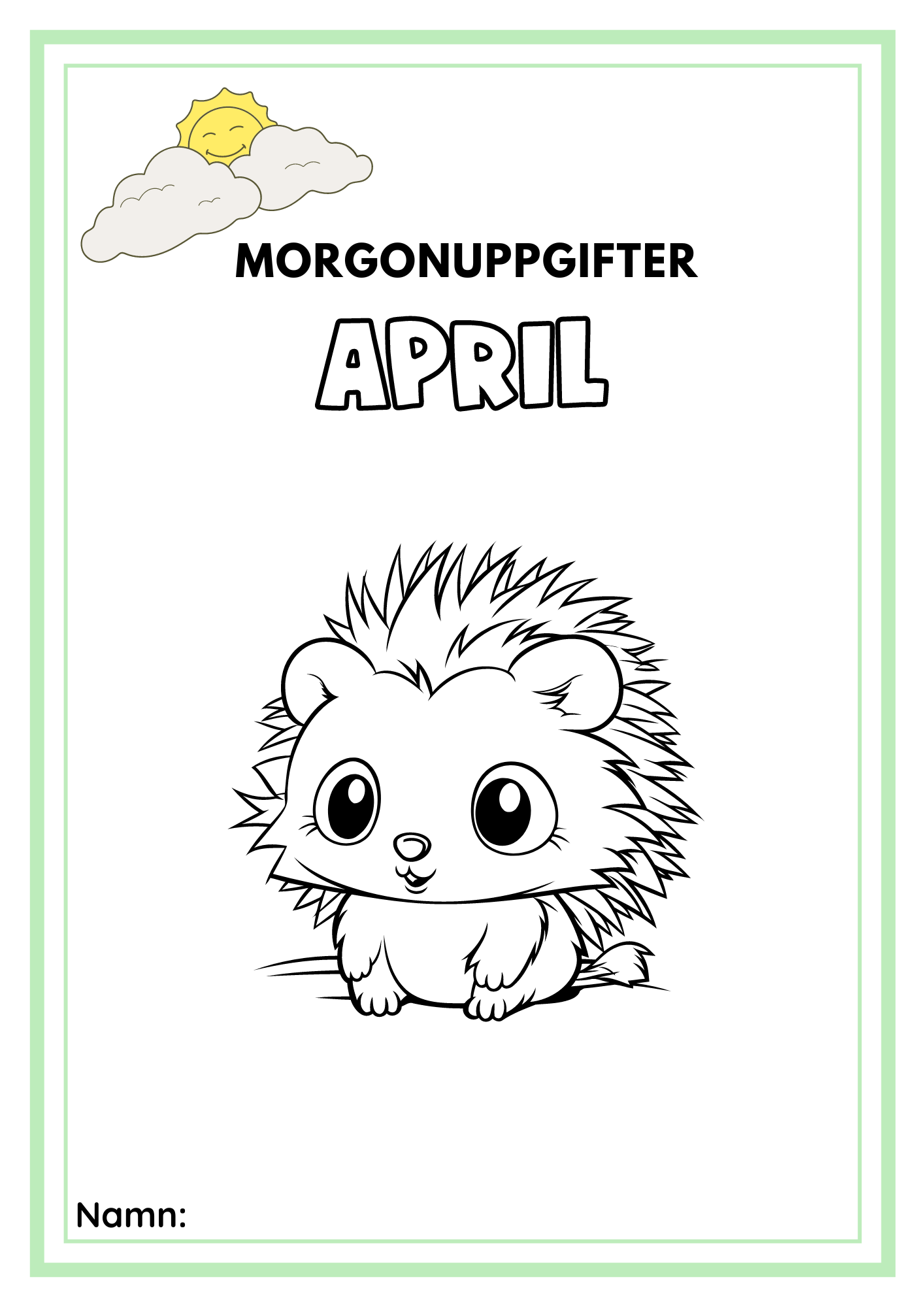 Morgonuppgifter april-24