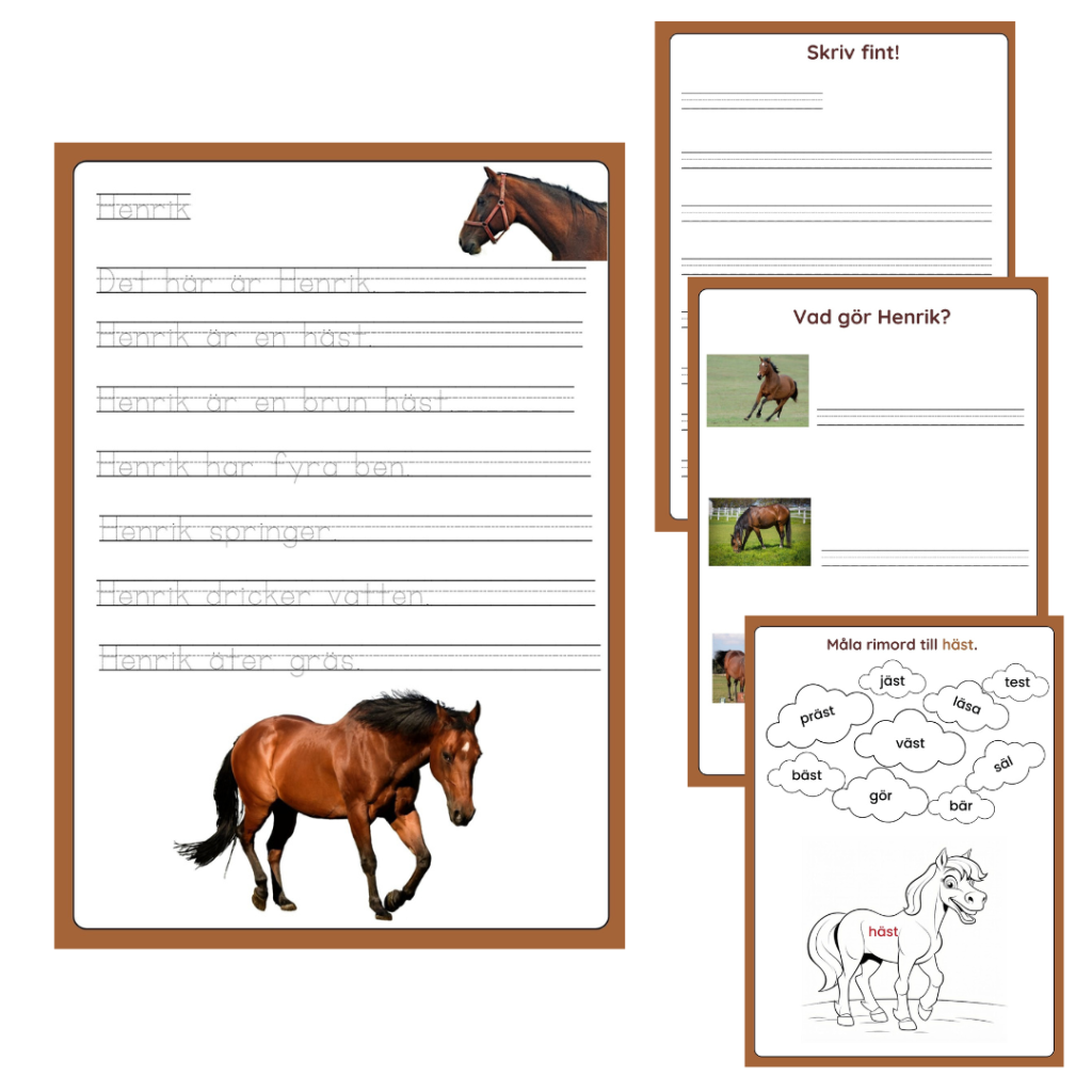 Jag läser och skriver 3