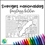 Måla Sveriges nationaldag - bild 1