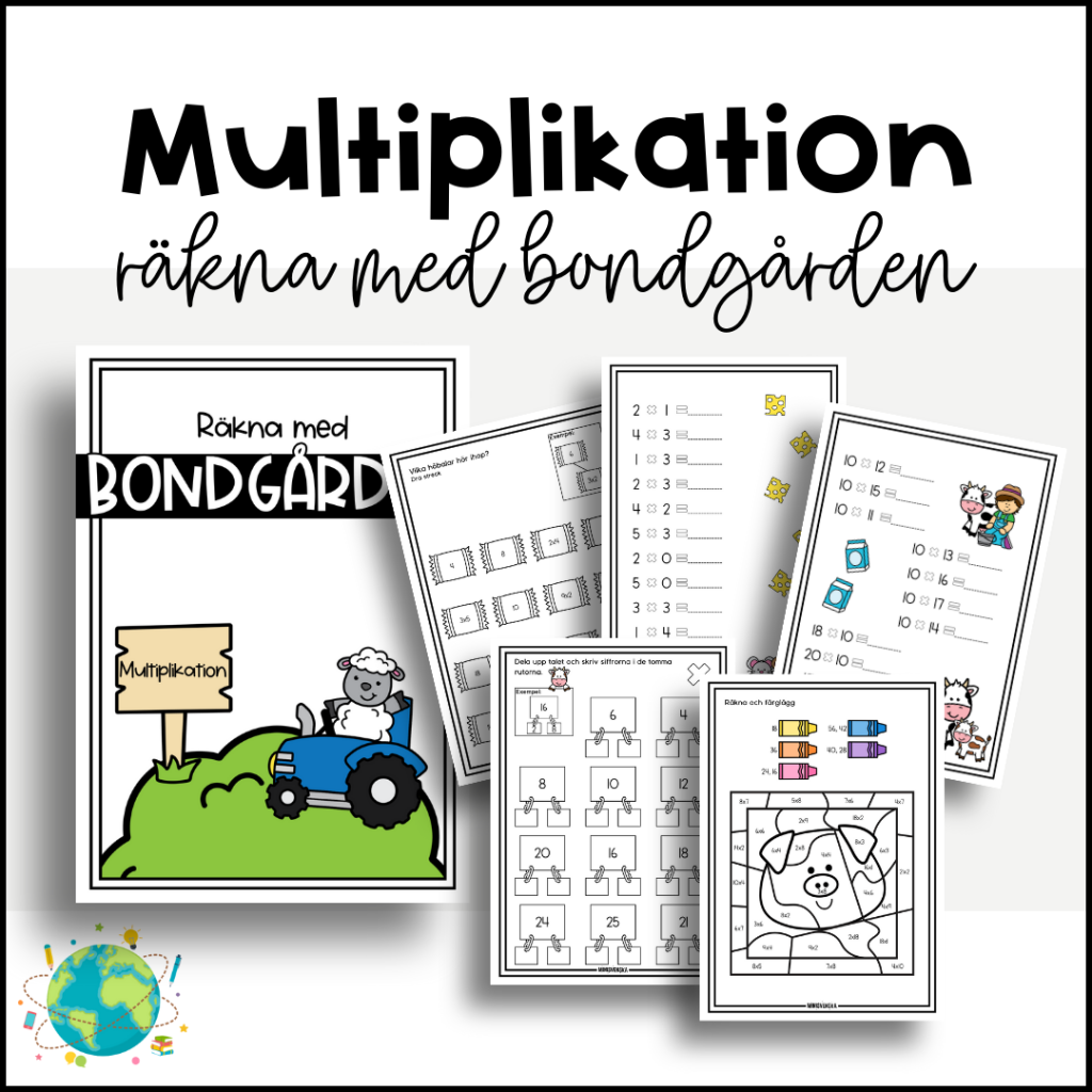 Räkna med bondgården – Multiplikation