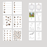 Vilda djur i Sverige. Läs-och skrivträning - bild 2