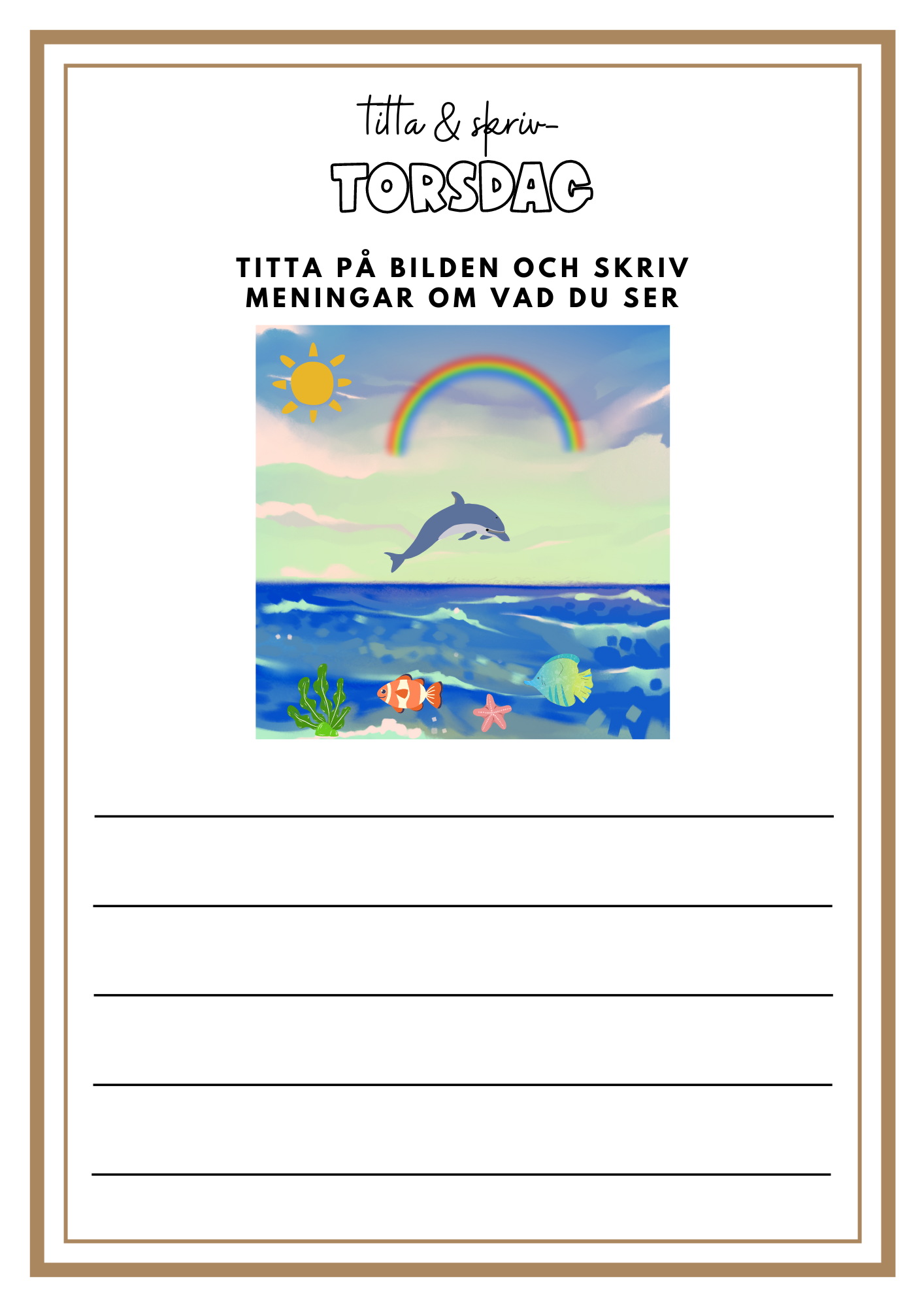 Morgonuppgifter maj (åk 2-3)