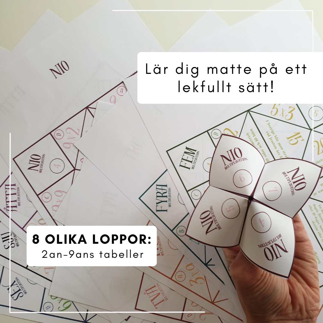 Vik en loppa - mutiplikation